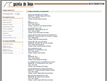 Tablet Screenshot of gazetadolinux.com